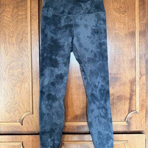 Lululemon Align 25 High Rise Leggings Women's 6 Black Multi
